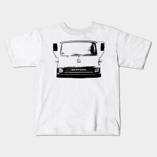 Bedford TK 1960s-1980s classic heavy lorry monoblock black Kids T-Shirt